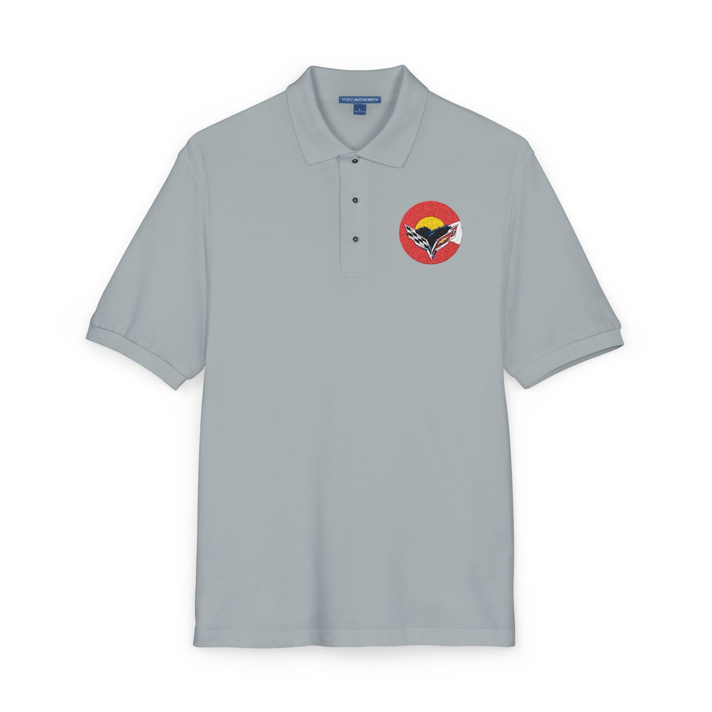 Central Colorado Corvette Club Embroidered Polo Shirt — Classic Golf Polo