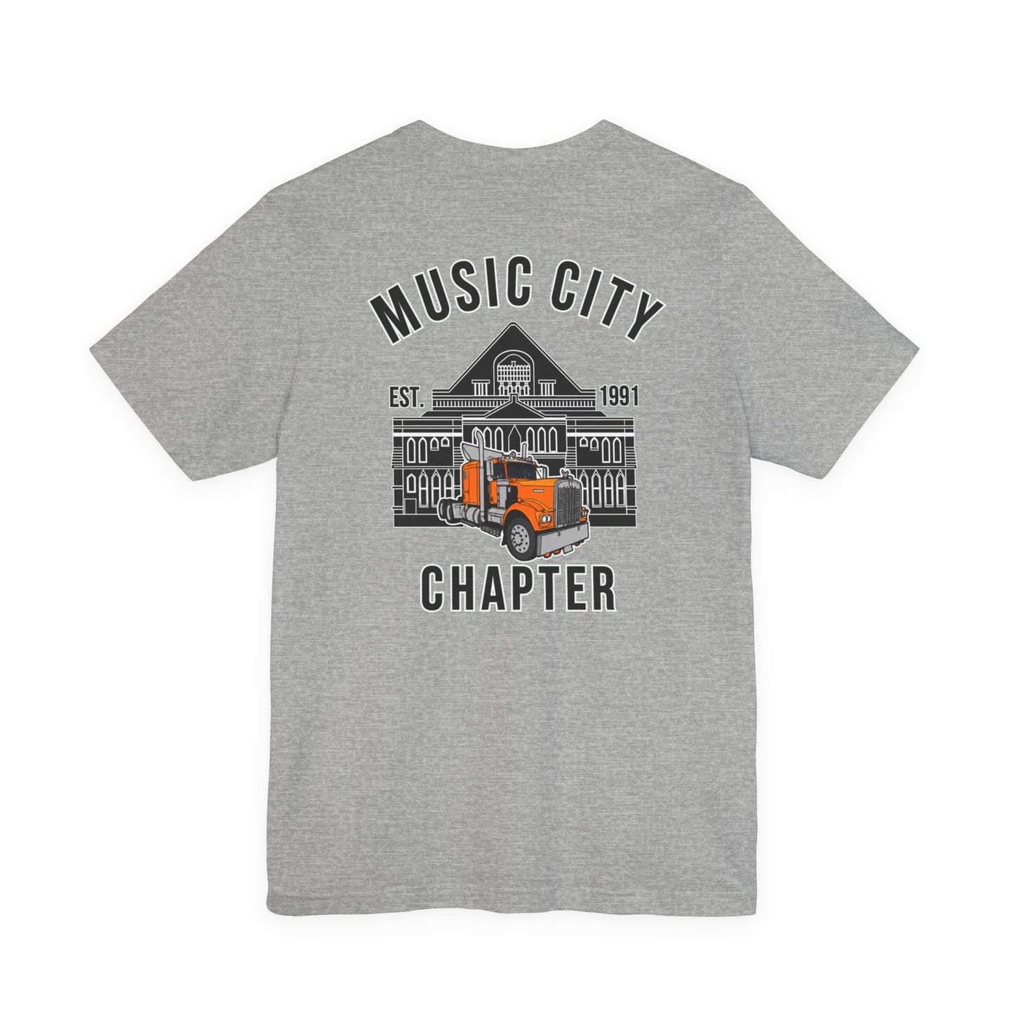 Music City Chapter ATHS T-Shirt — Chest Logo and Back Logo