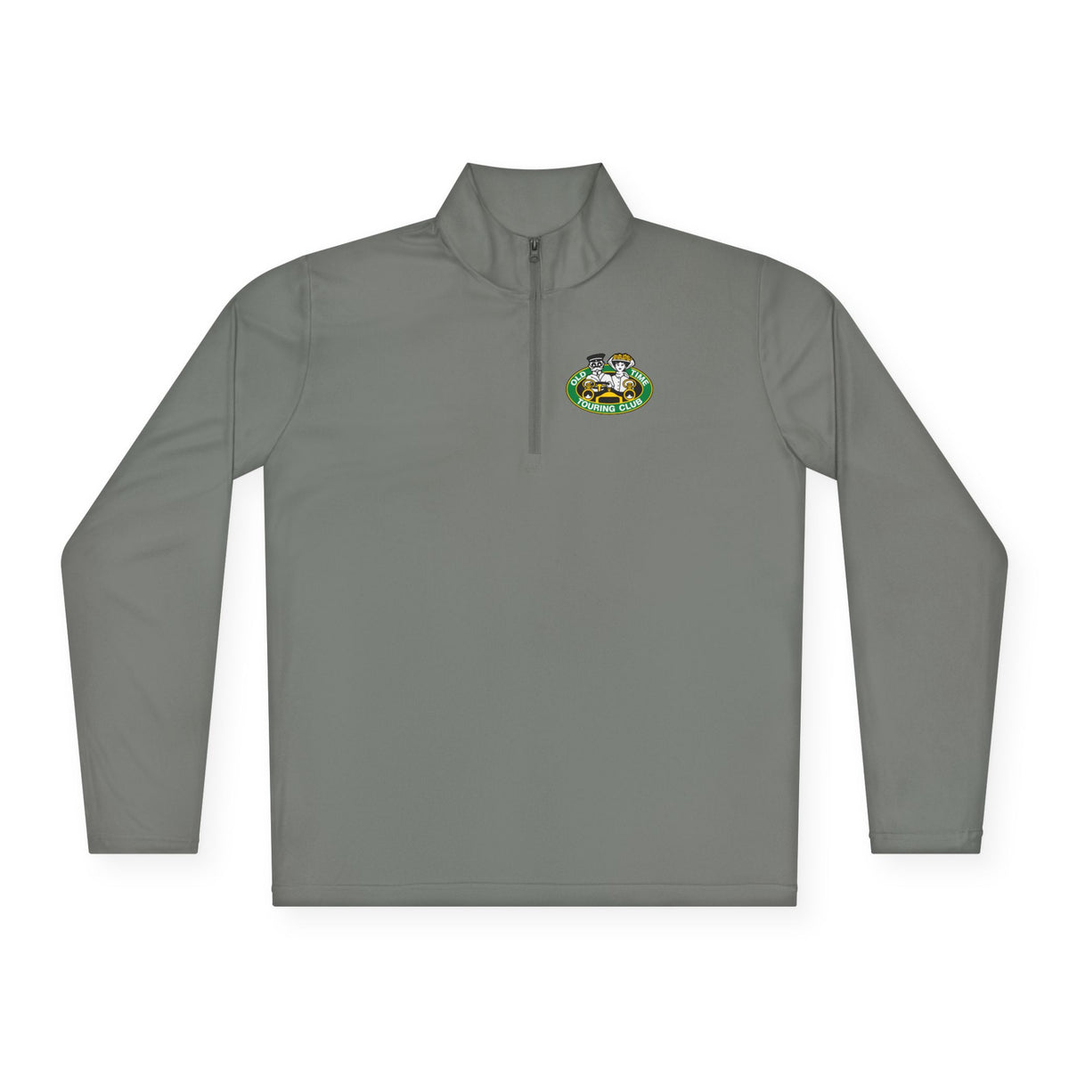 Old Time Touring Club of Pennsylvania Quarter-Zip Pullover - Front and Back Logos
