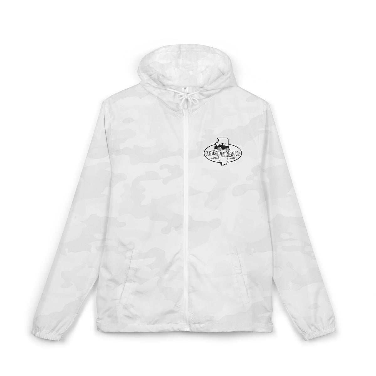 Central Illinois A's Windbreaker Jacket — Front and Back Logos