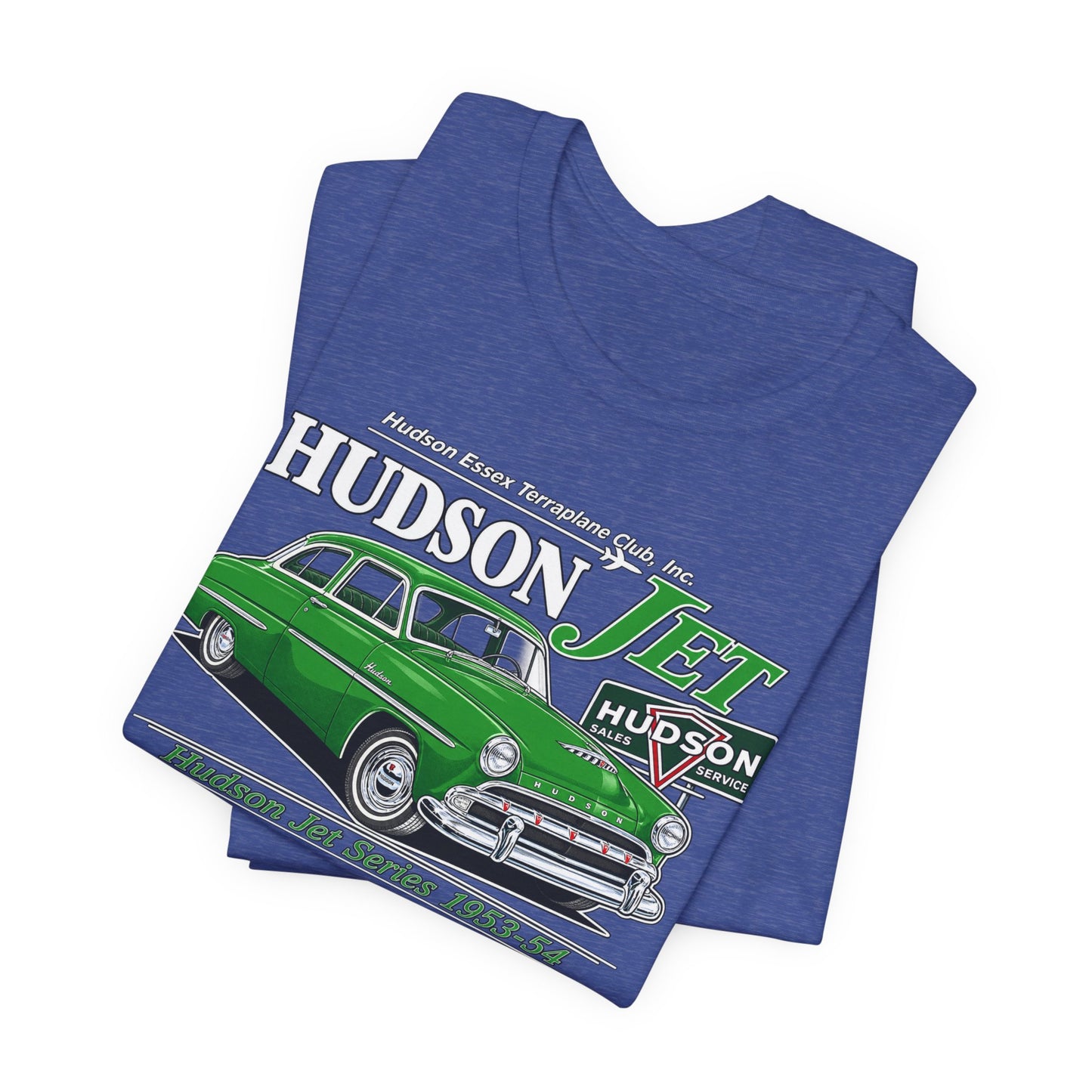 Hudson Essex Terraplane Club — Hudson Jet Classic Car T-Shirt  Vintage 1953–54