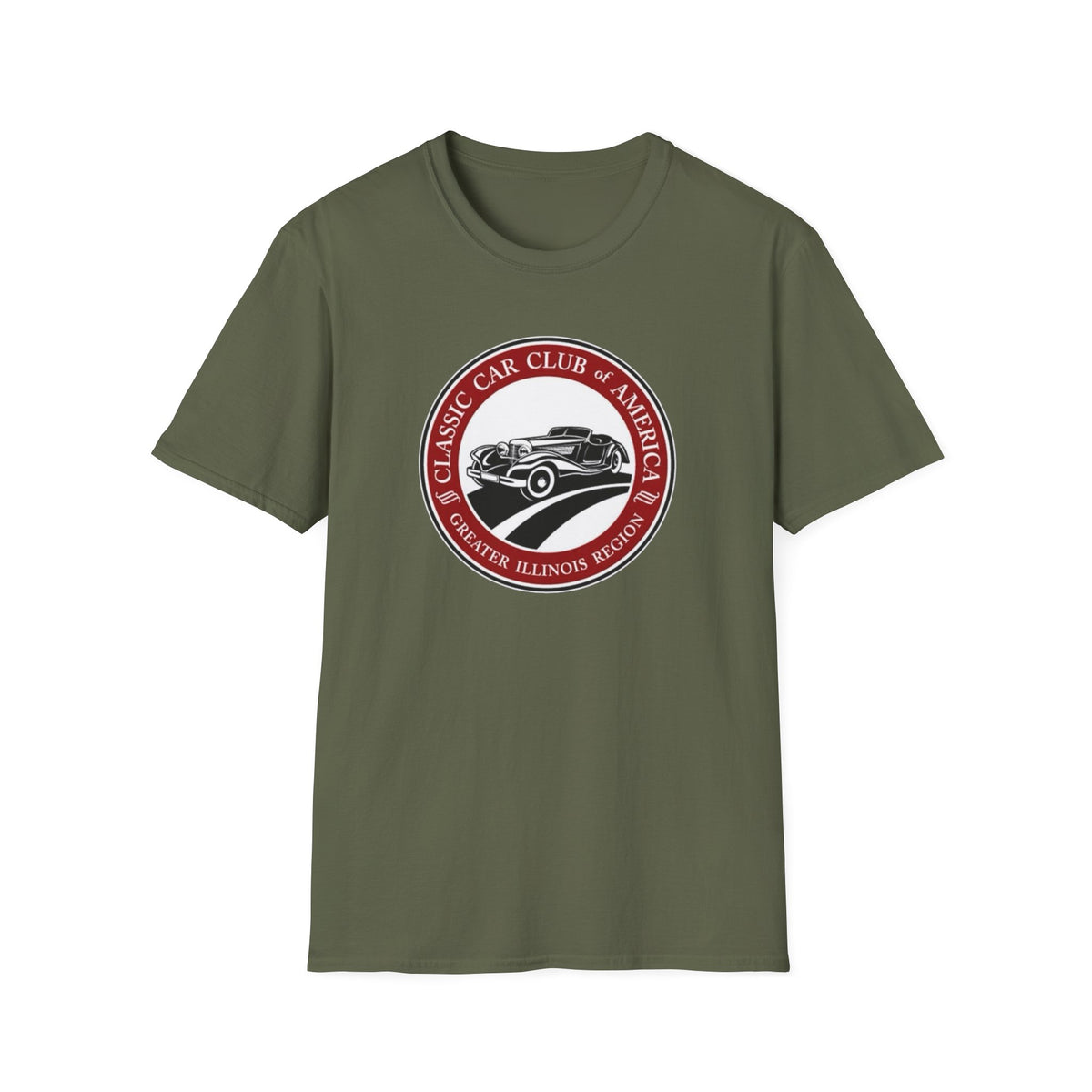 Classic Car Club of America Greater Illinois Region T-Shirt - Unisex Softstyle T-Shirt