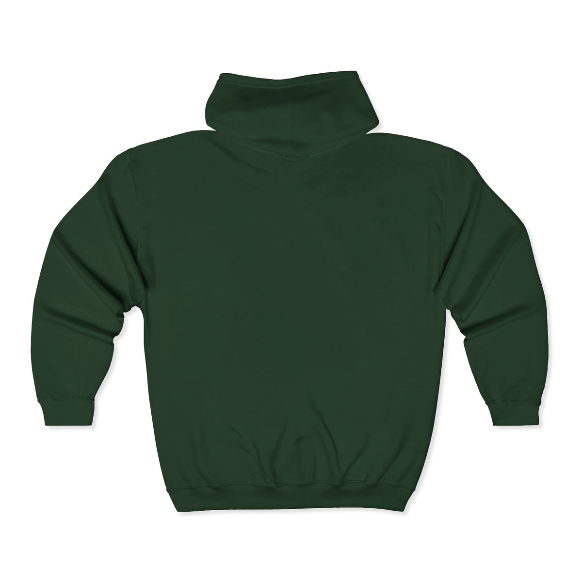Nickel Era Touring Registry Hoodie with Embroidered Script Chest Text — Unisex Heavy Blend™ Full Zip Hooded Sweatshirt