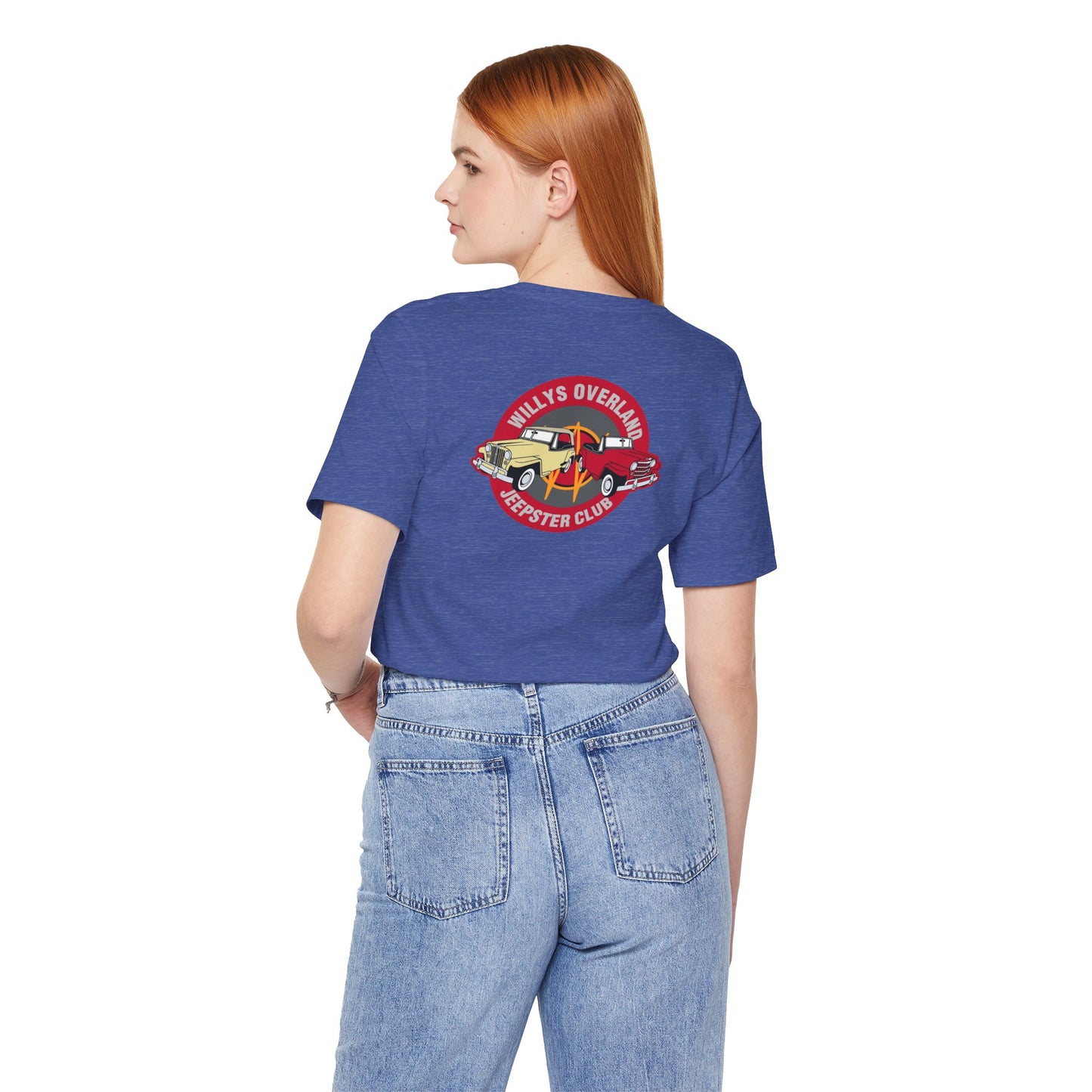 Willys Overland Jeepster Club T‑Shirt — Front and Back Logos