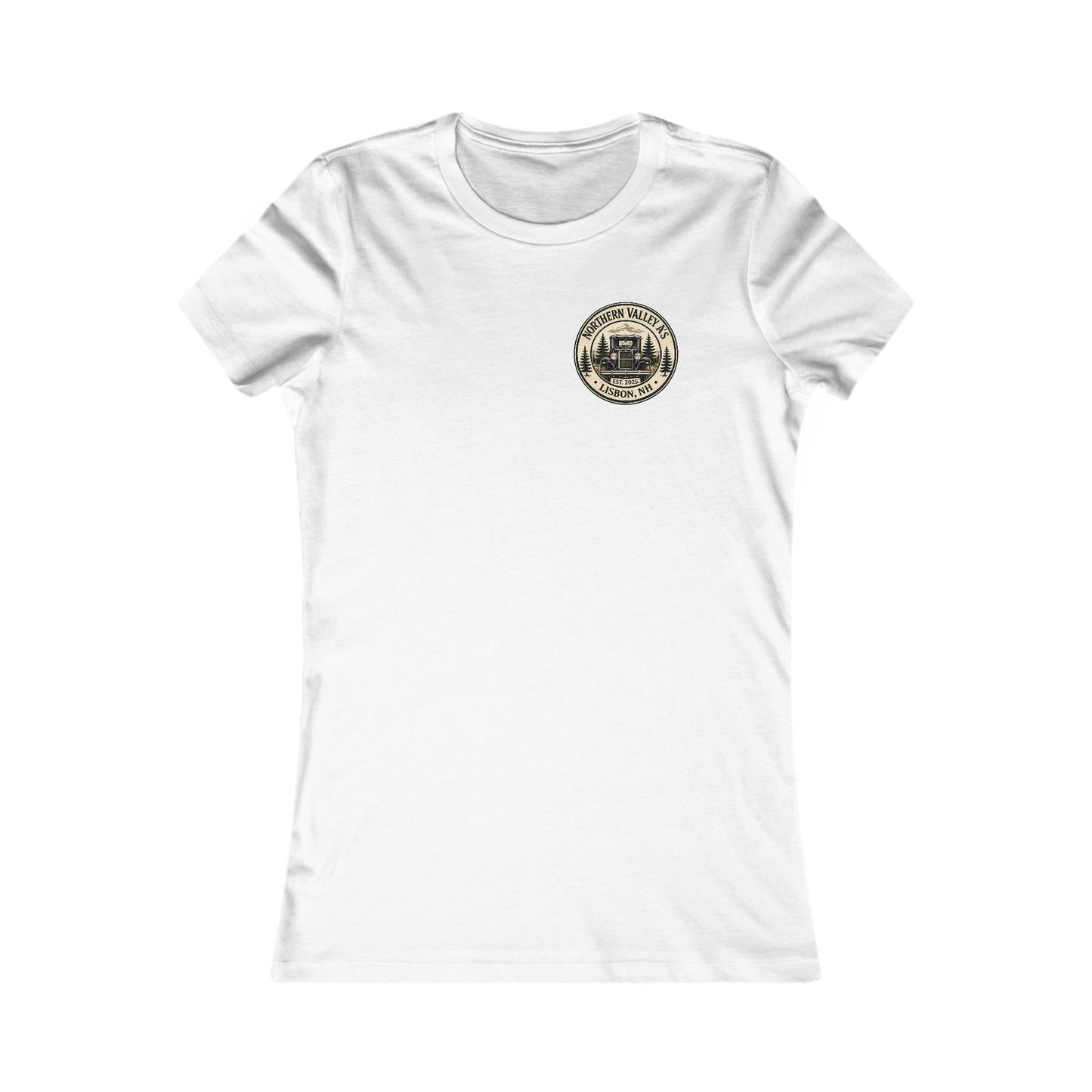 Northern Valley A's Lisbon, NH Women's Favorite Tee - Front and Back Logos