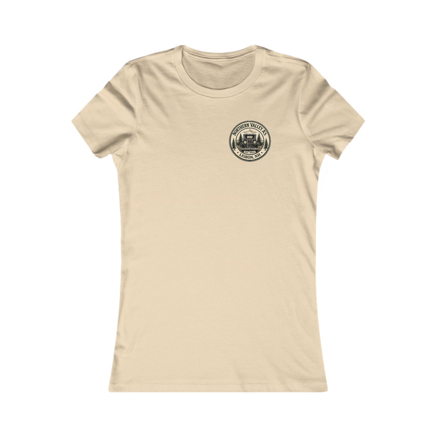 Northern Valley A's Lisbon, NH Women's Favorite Tee - Front and Back Logos