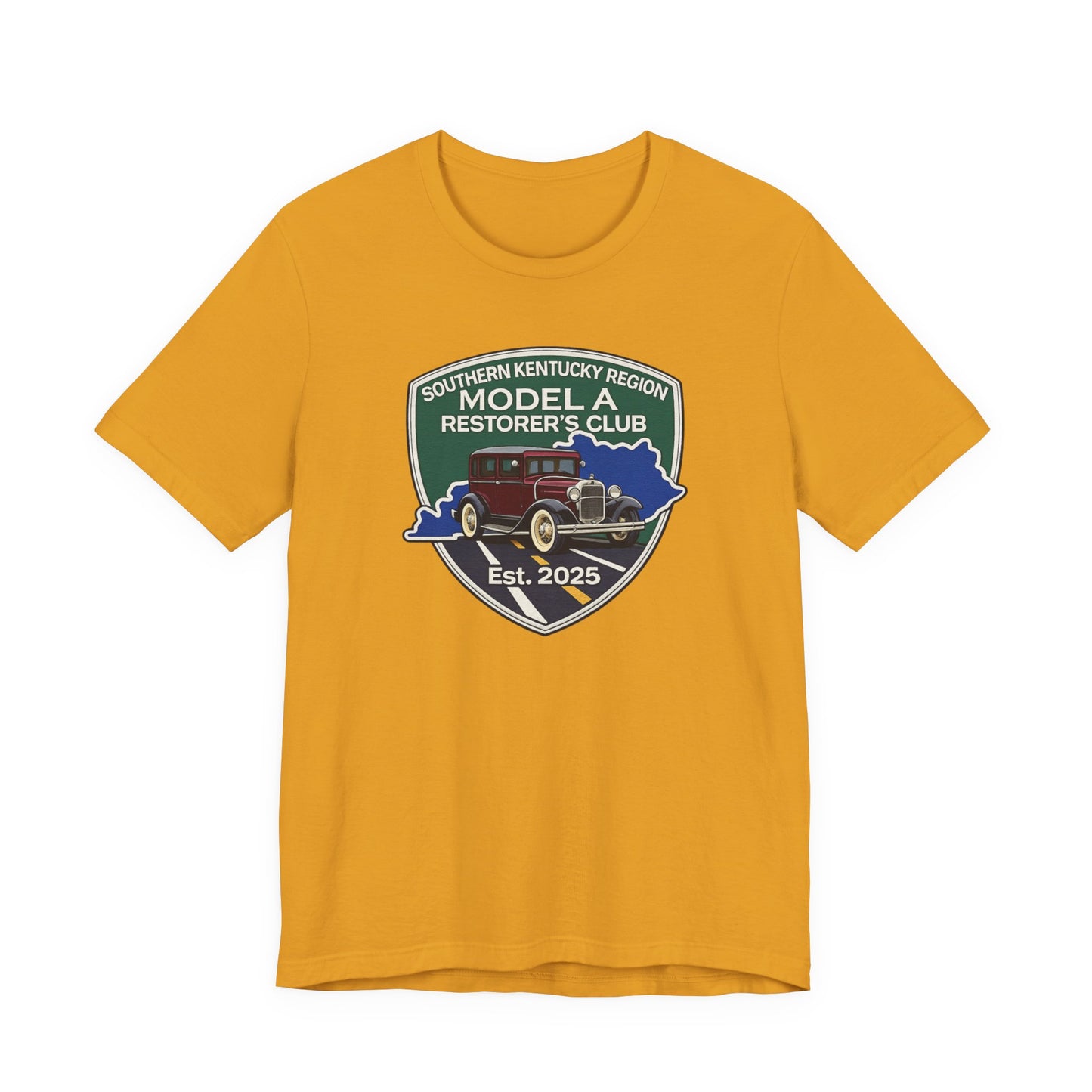 Southern Kentucky Region Model A Restorer's Club T-Shirt — Southern Kentucky Region Est. 2025