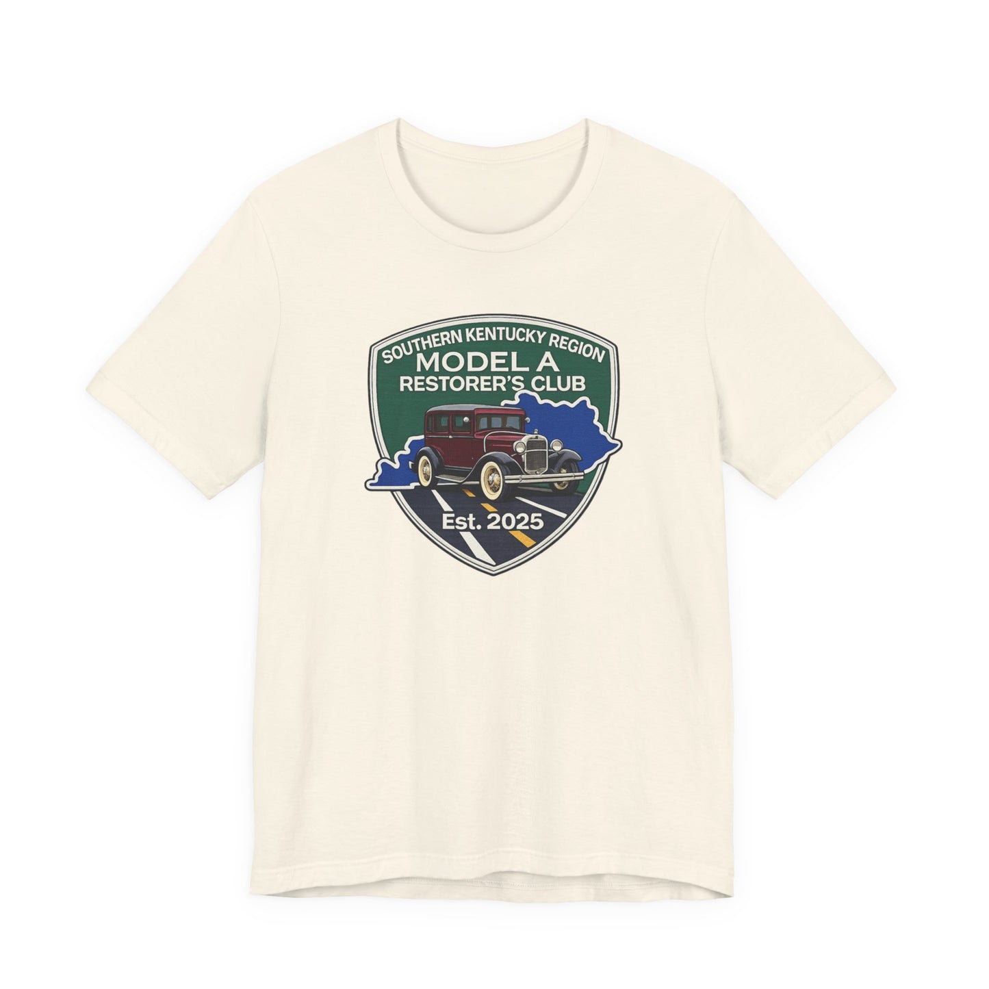 Southern Kentucky Region Model A Restorer's Club T-Shirt — Southern Kentucky Region Est. 2025