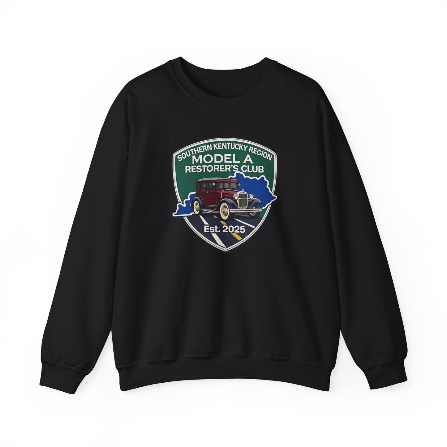 Southern Kentucky Region Model A Restorer's Club Crewneck Sweatshirt — Unisex Heavy Blend™ Gildan Crewneck Sweatshirt