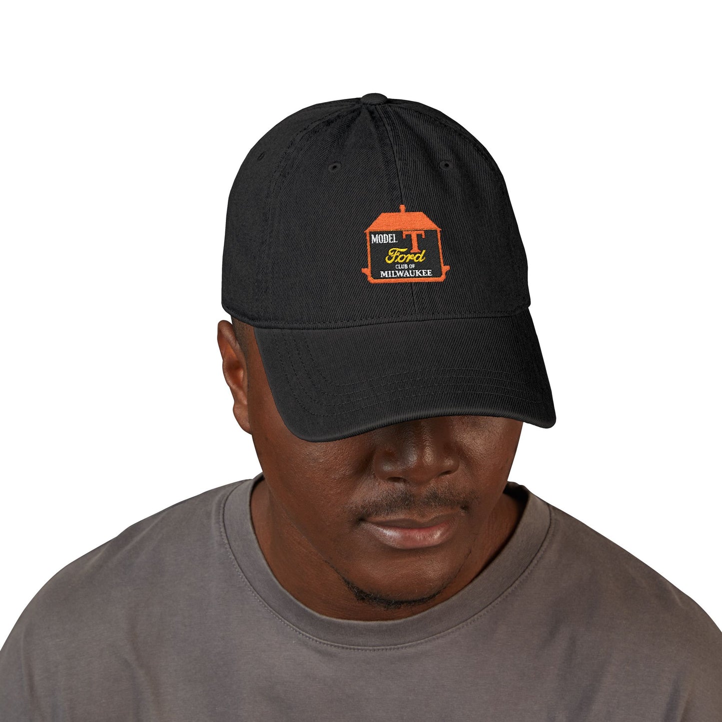 Greater Milwaukee Model T Ford Club Embroidered Denim Hat — Logo Cap