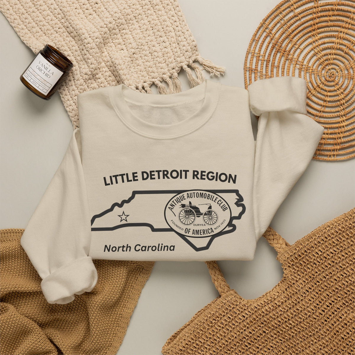 Little Detroit Region North Carolina Unisex Heavy Blend™ Crewneck Sweatshirt