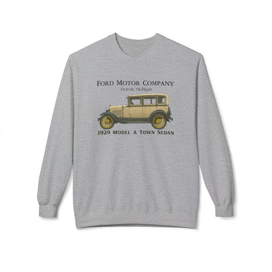 1929 Ford Model A Town Sedan Sweatshirt – Vintage Car Crewneck