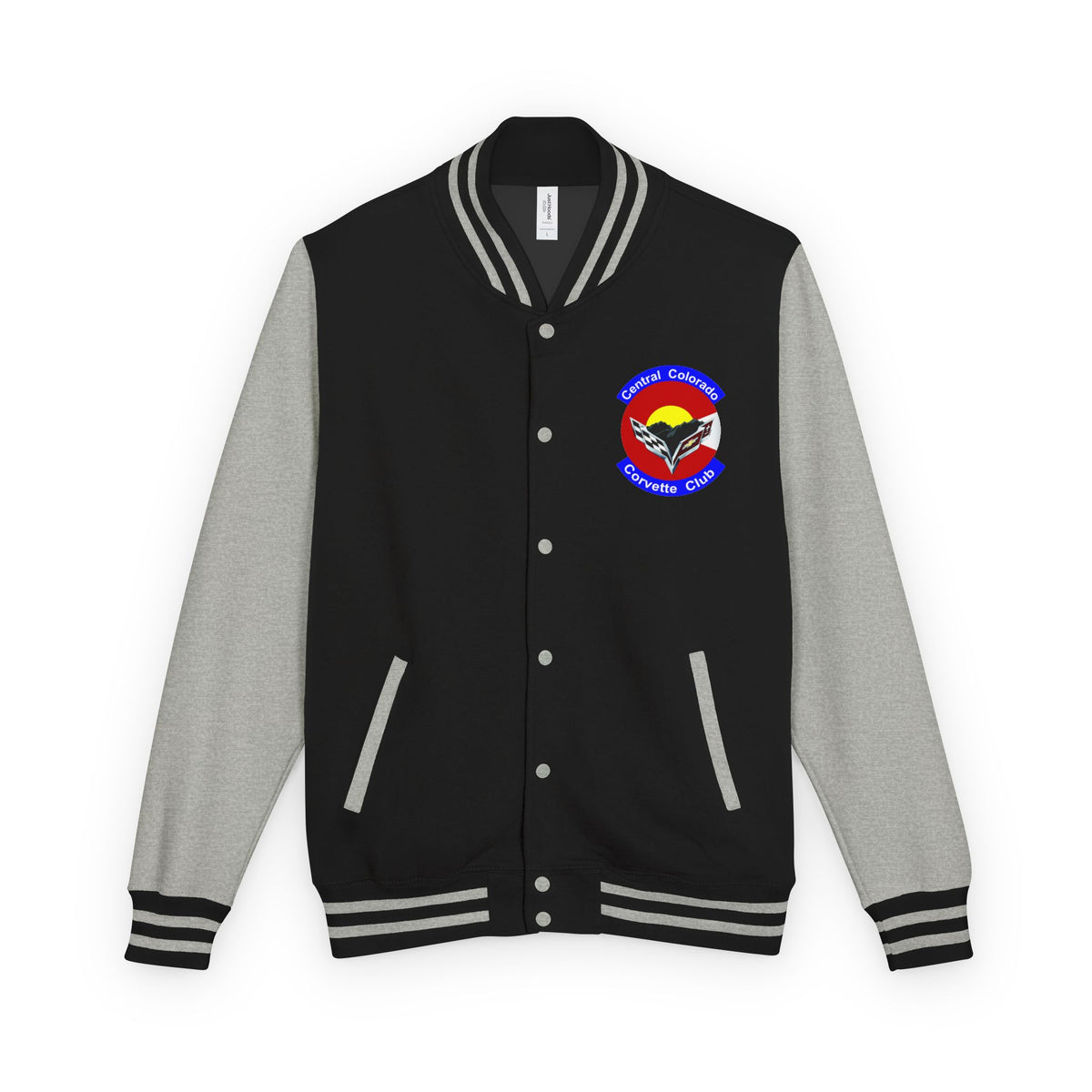 Central Colorado Corvette Club Varsity Letterman Jacket - Direct to Film Printed
