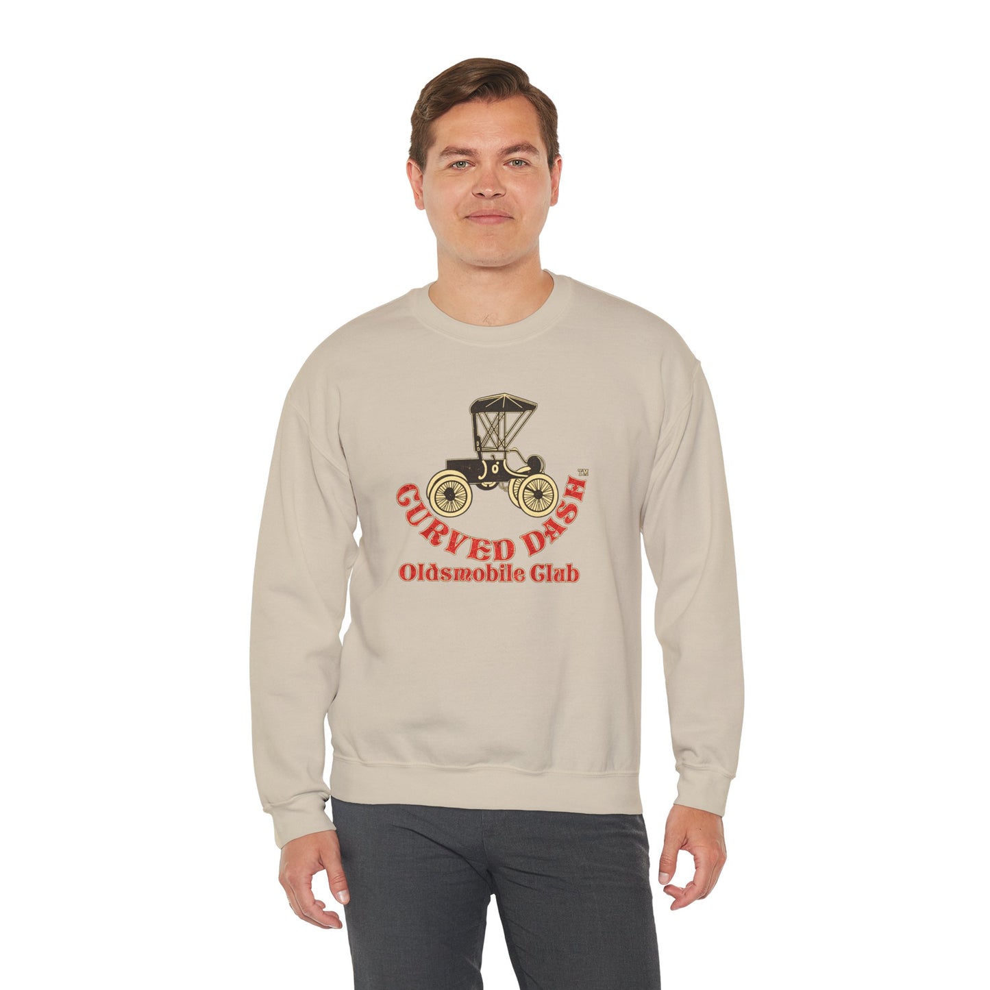 Curved Dash Oldsmobile Club Crewneck Sweatshirt