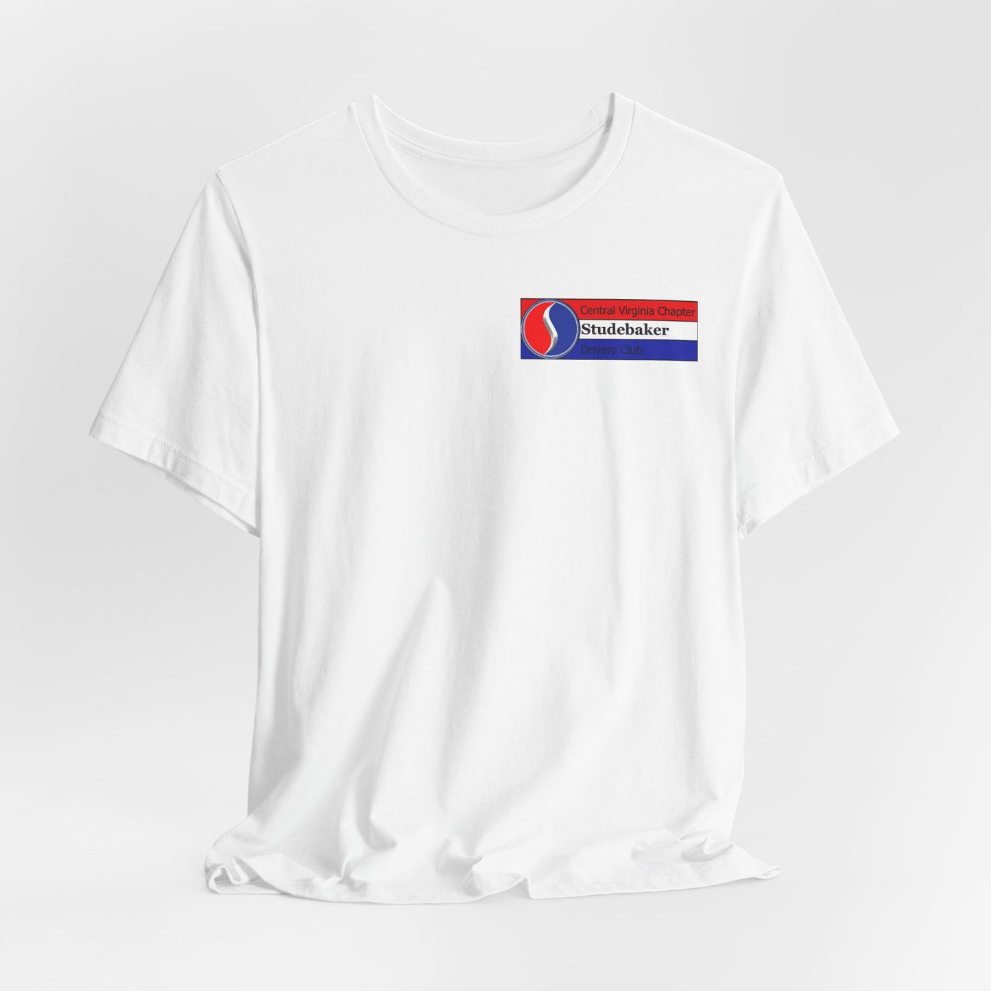 Central Virginia Chapter Studebaker Drivers Club - Unisex Jersey Short Sleeve Tee