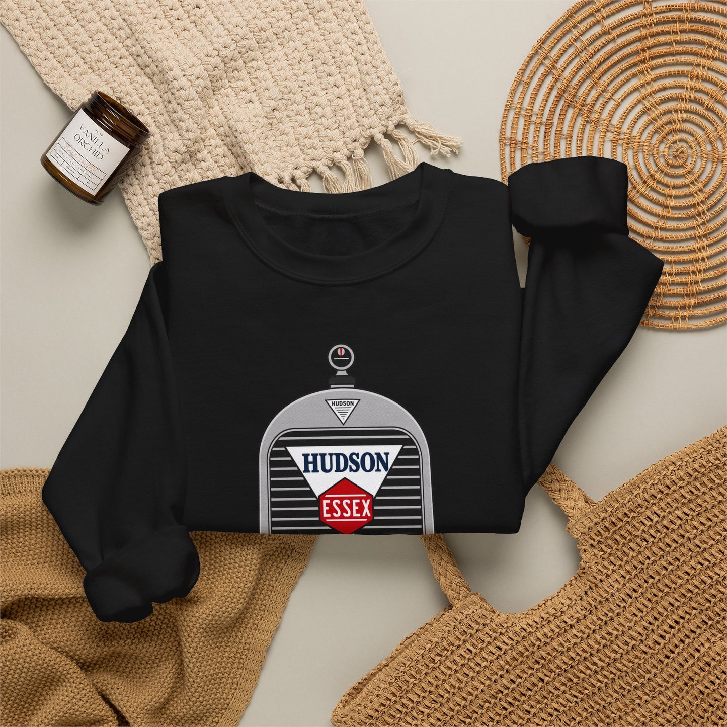 Hudson Essex Terraplane Club Classic Logo Sweatshirt - Unisex Heavy Blend™ Crewneck Sweatshirt