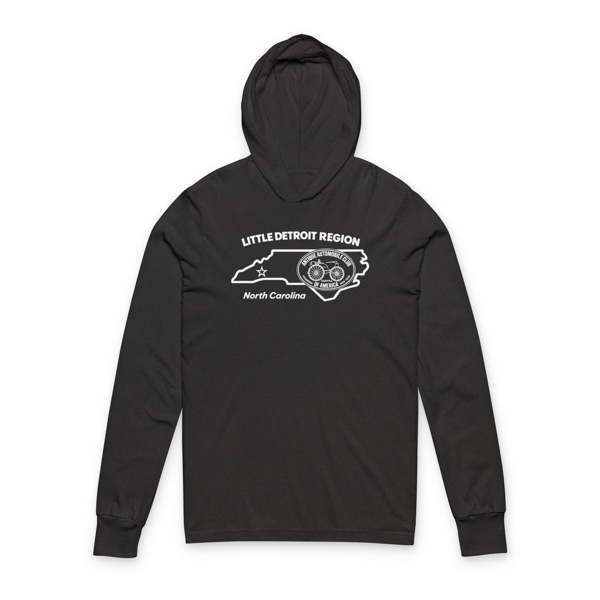 Little Detroit Region AACA Hooded Long Sleeve Tee
