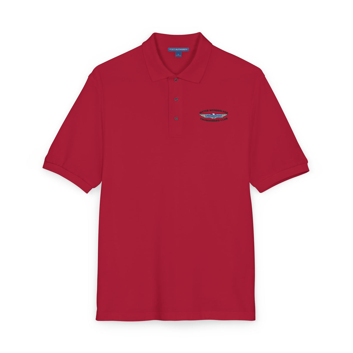 Water Wonderland Thunderbird Club Embroidered Unisex Polo Shirt