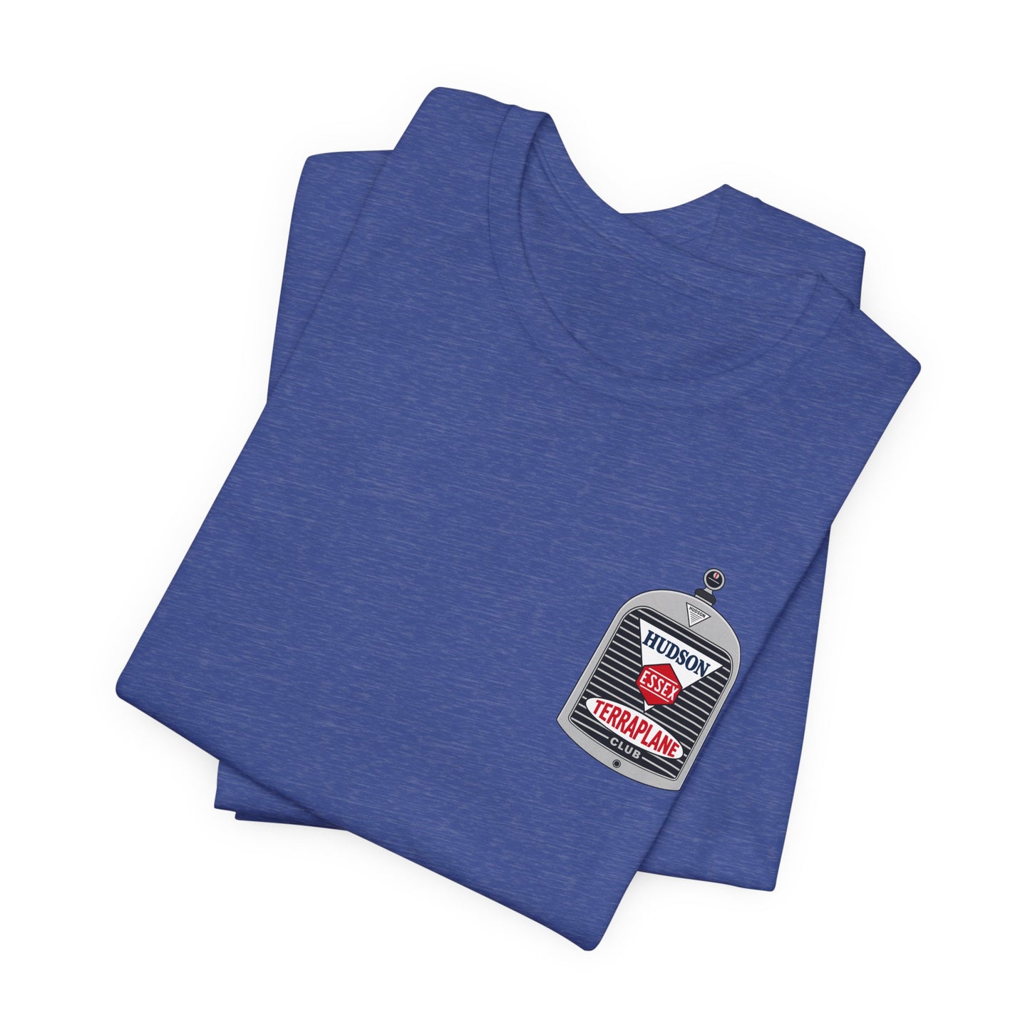 Hudson Essex Terraplane Club Small Chest Logo — Unisex Jersey Short Sleeve Tee