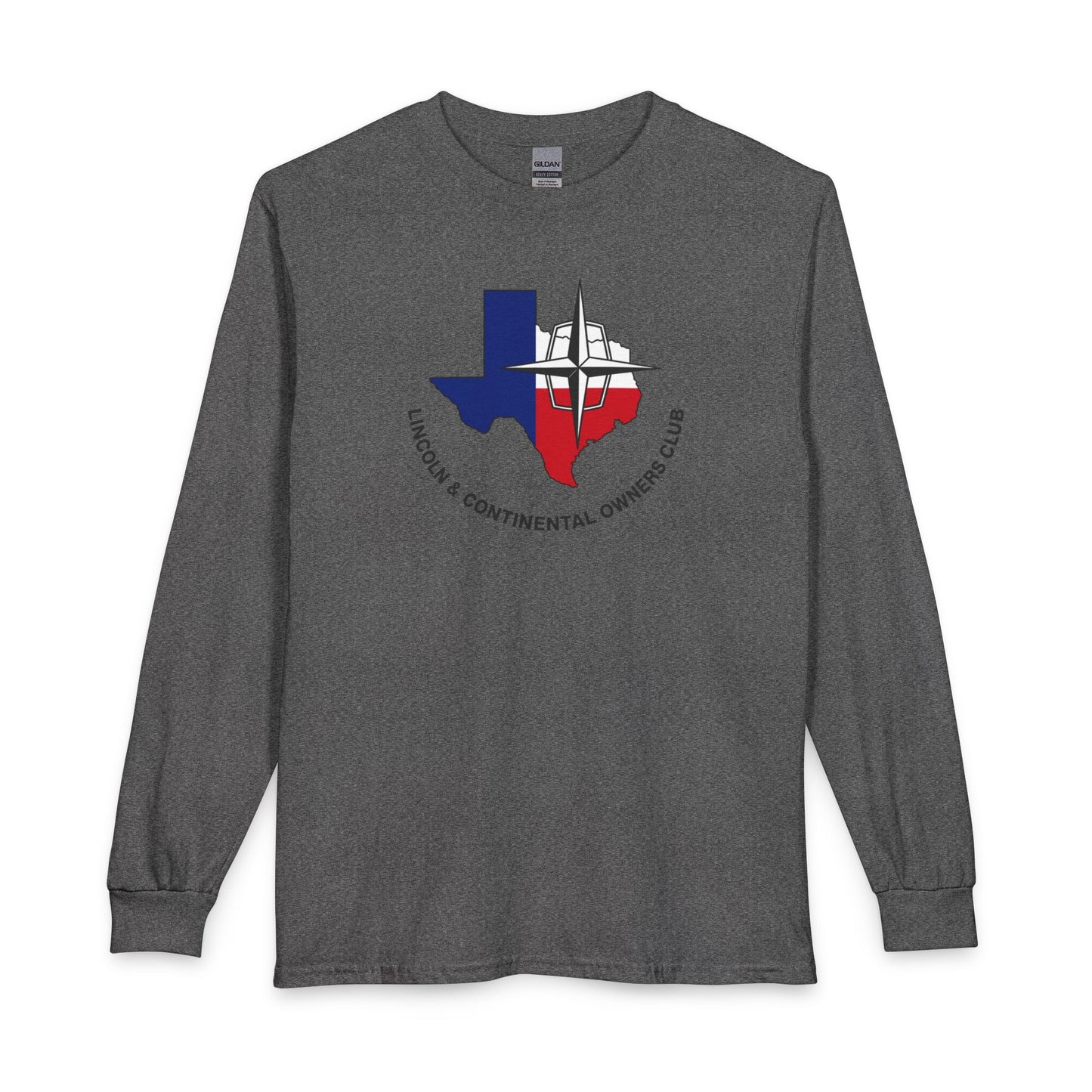 Lincoln & Continental Owners Club - Texas Gulf Coast Region Long Sleeve Tee
