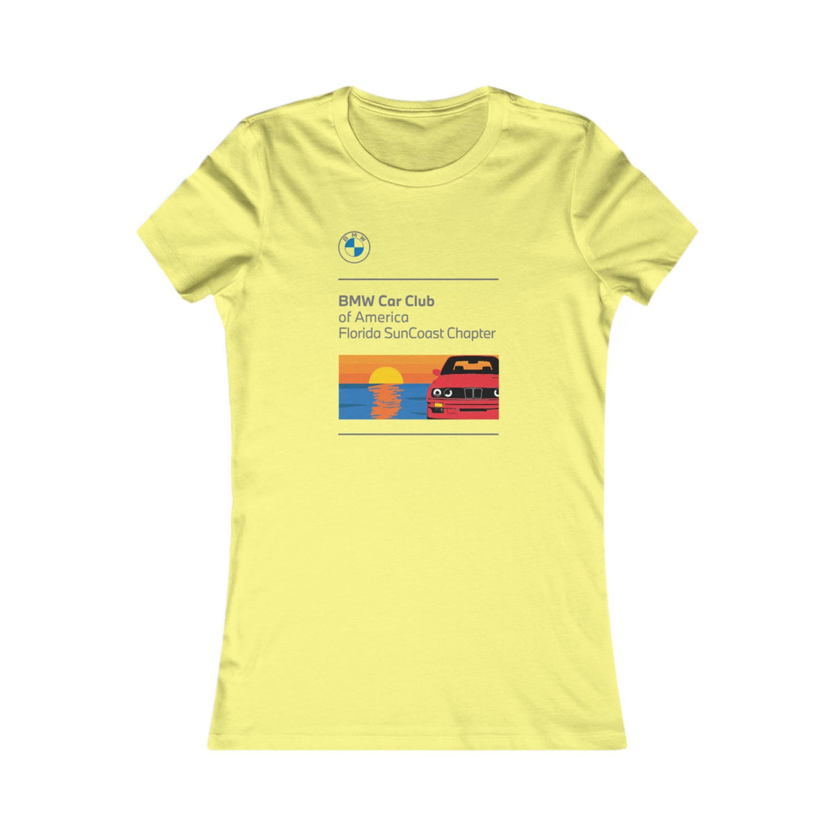 BMW Car Club of America Florida SunCoast Chapter Women's T-Shirt