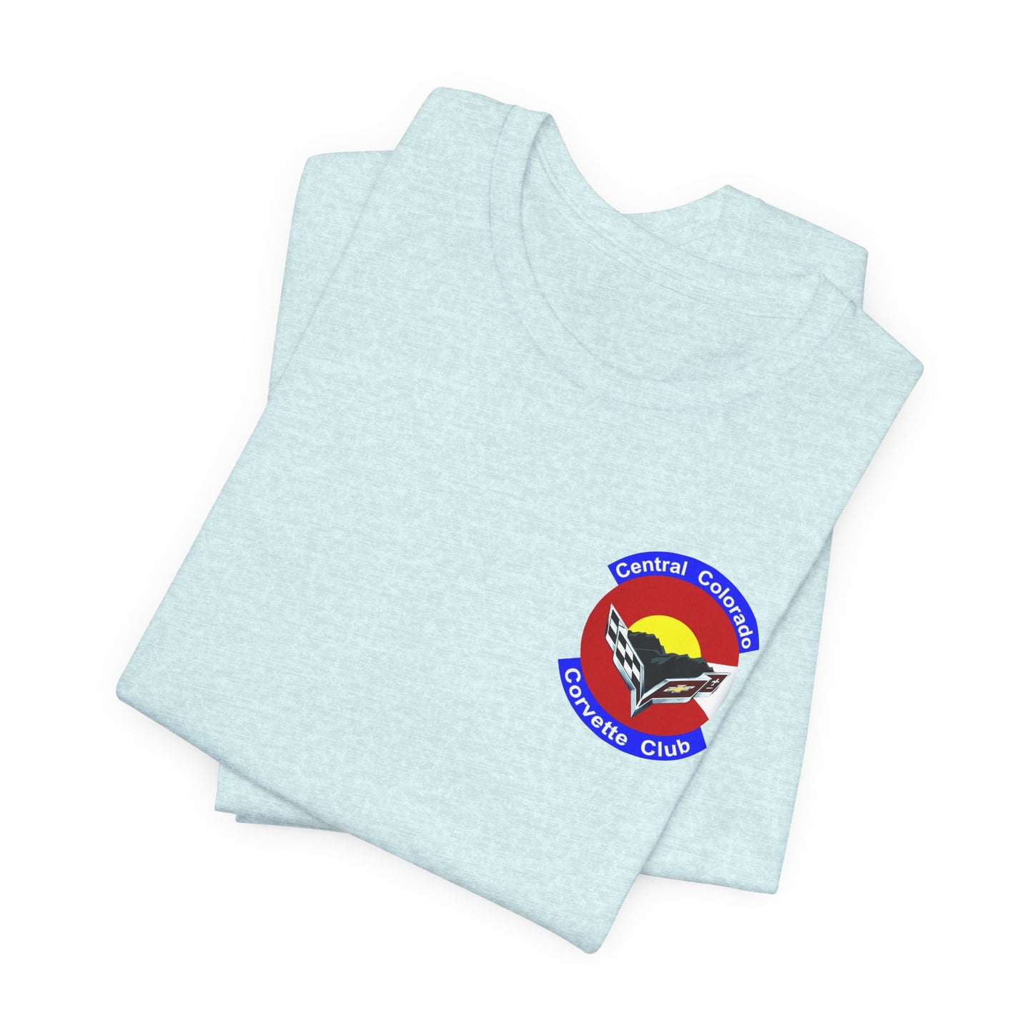 Central Colorado Corvette Club T‑Shirt — Front and Back Logos