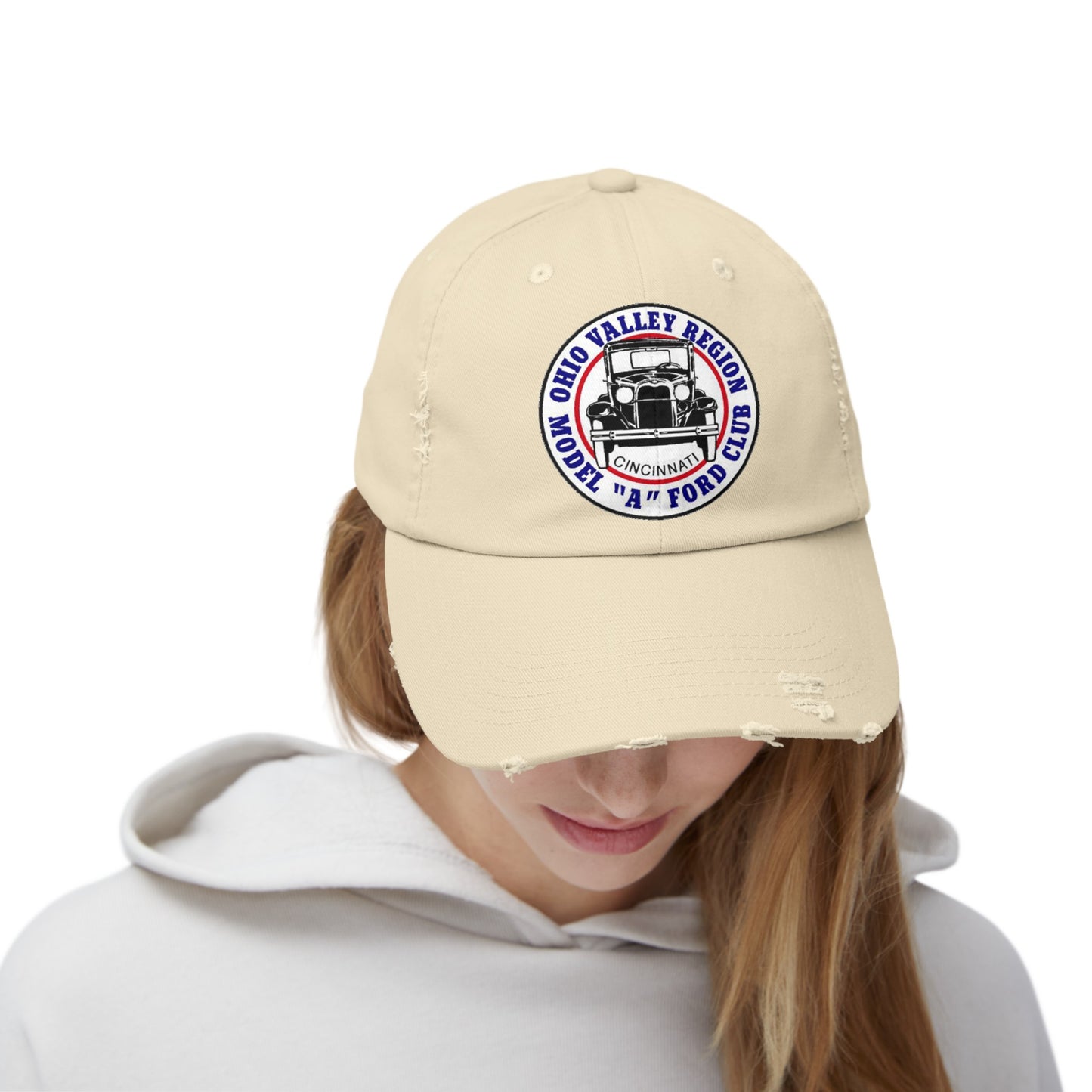 Ohio Valley Region Model A Ford Club Unisex Distressed Cap