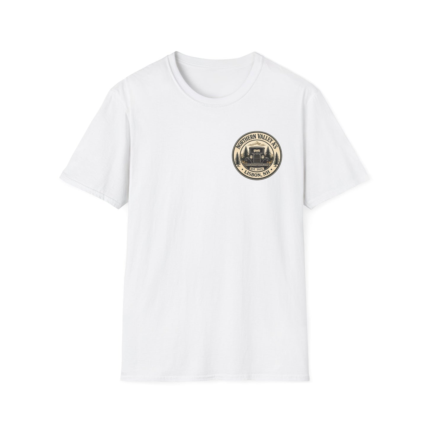 Northern Valley A's Lisbon, NH Vintage Patch T‑Shirt — Front and Back Logo Tee