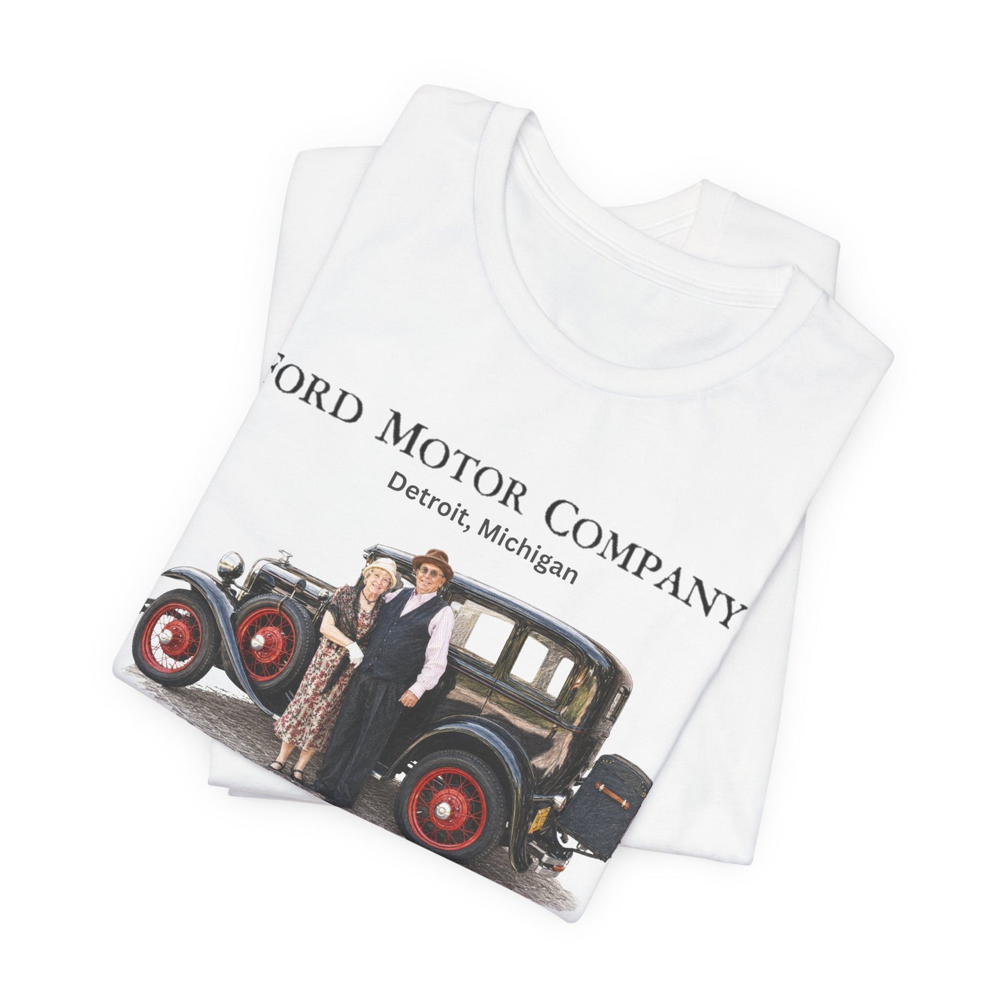 1930 Ford Model A Town Sedan Tee — Unisex Jersey Short Sleeve Tee