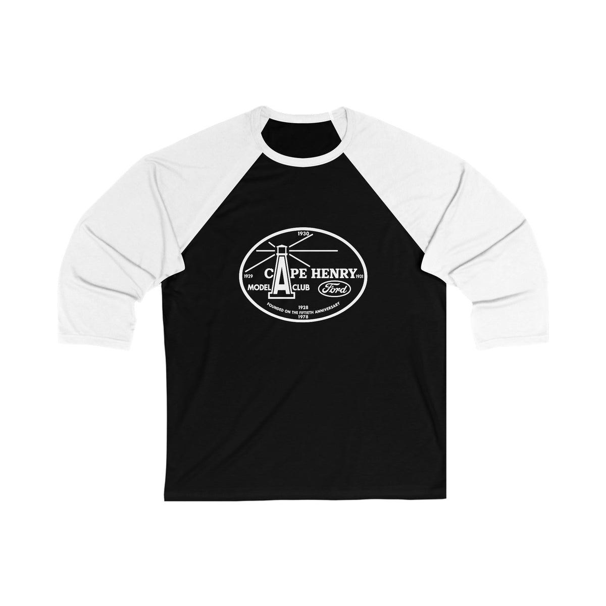 Cape Henry Model A Club Baseball Tee