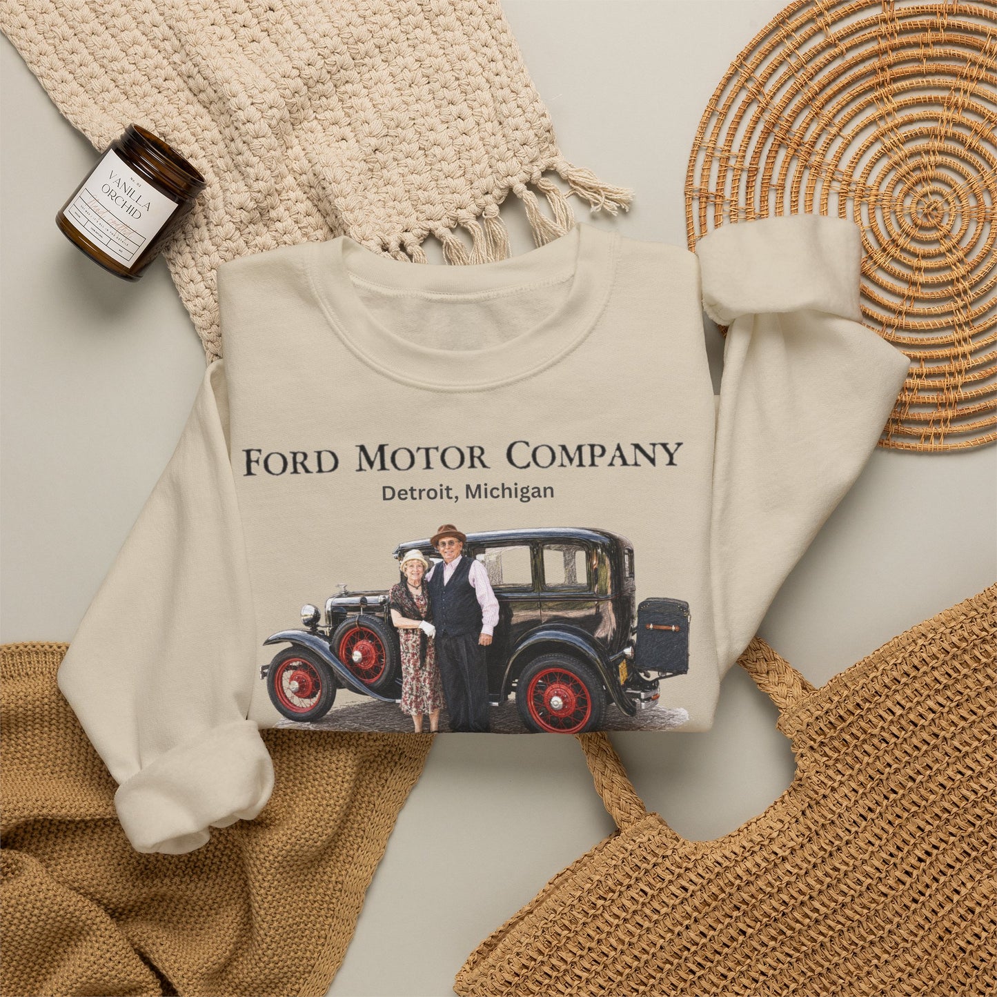 1930 Ford Model A Town Sedan Sweatshirt