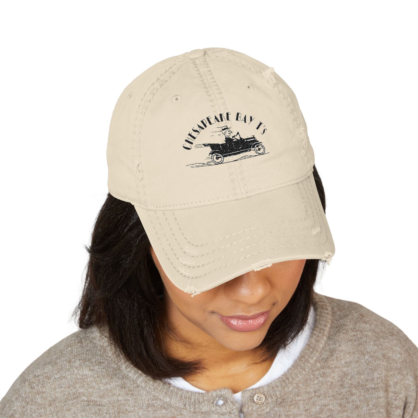 Chesapeake Bay T's Vintage Car Embroidered Dad Hat