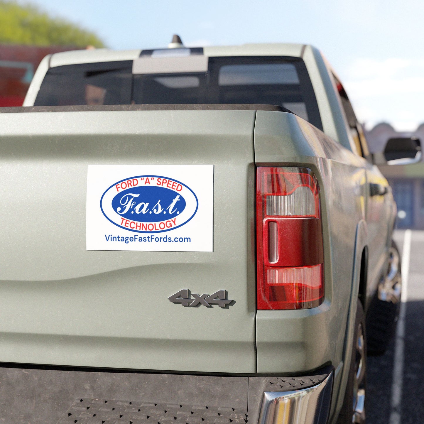 F.a.s.t. Ford "A" Speed Technology Car Magnet - Great for the back of your car trailer!