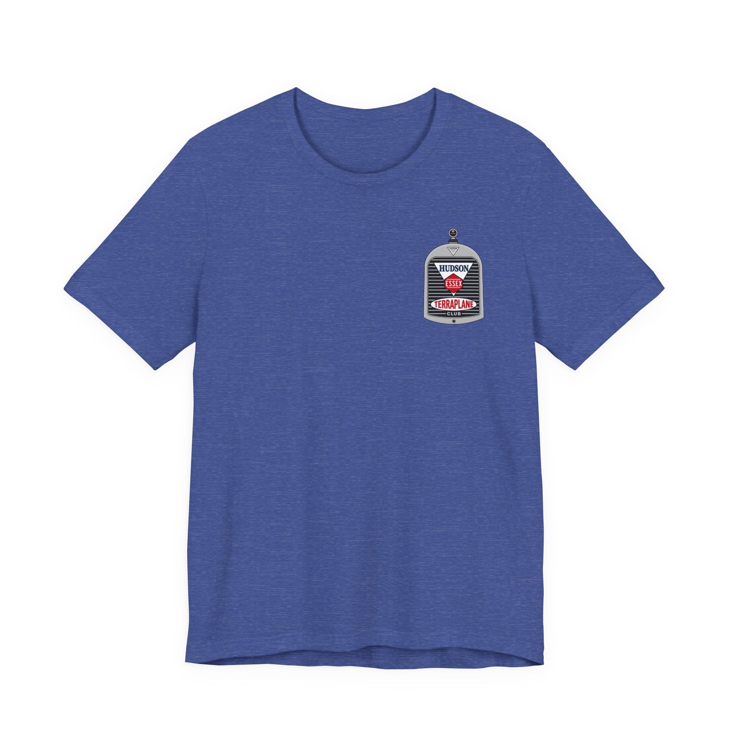 Hudson Essex Terraplane Club Small Chest Logo — Unisex Jersey Short Sleeve Tee